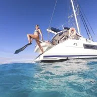Antigua diving fun vacation catamaran charter