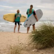 La Rochelle surfing couple beach vacation