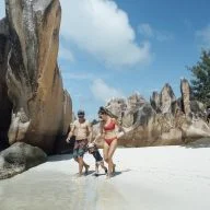 Seychelles happy family vacation