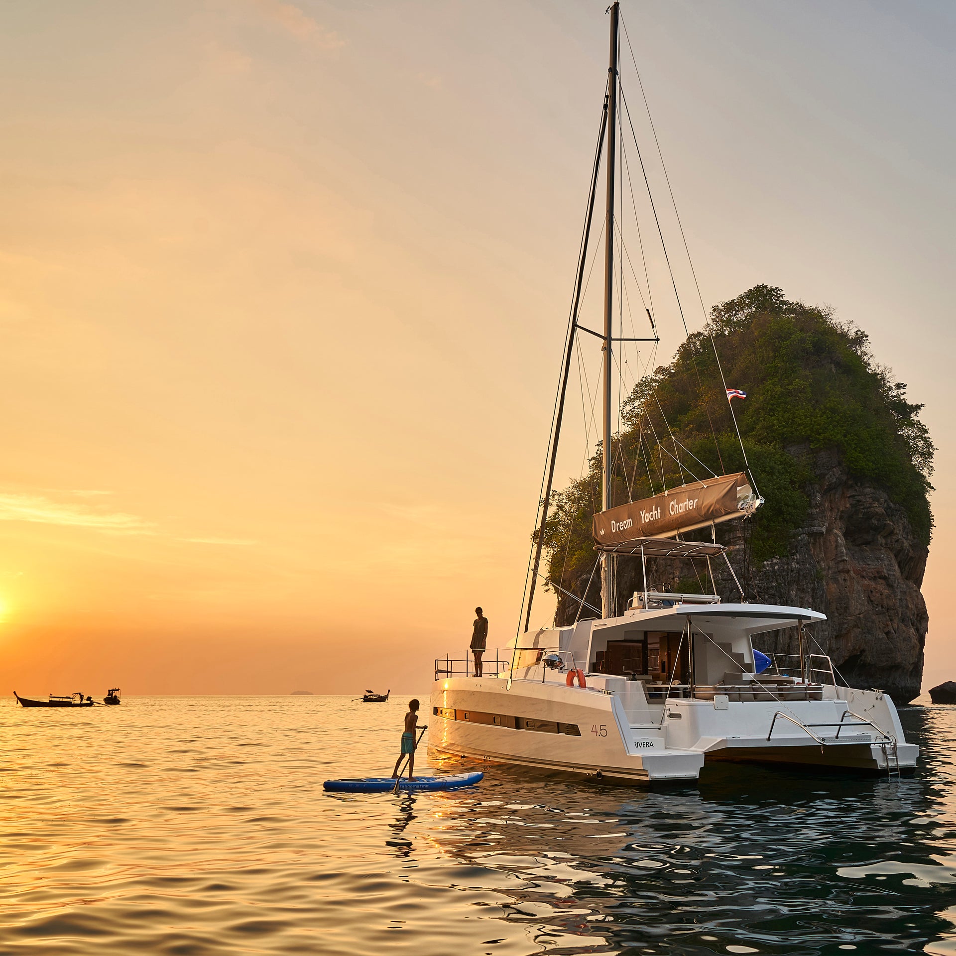 Croisière en catamaran dans la mer de Thaïlande