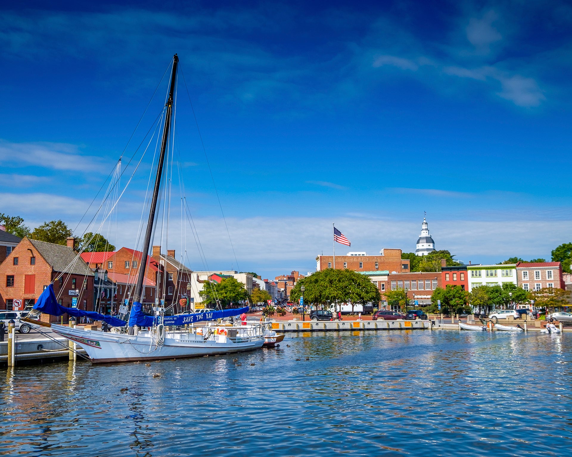 Annapolis sailing yacht charter and village