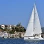 Athens sailing vacation skippered yacht greek village