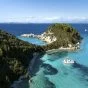 corfu catamaran on crystal waters wonderful landscape
