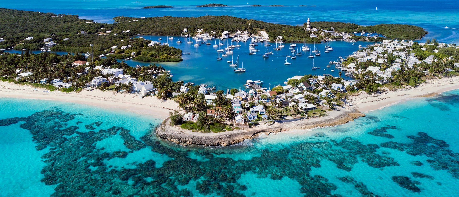 Abaco landscape coast blue water