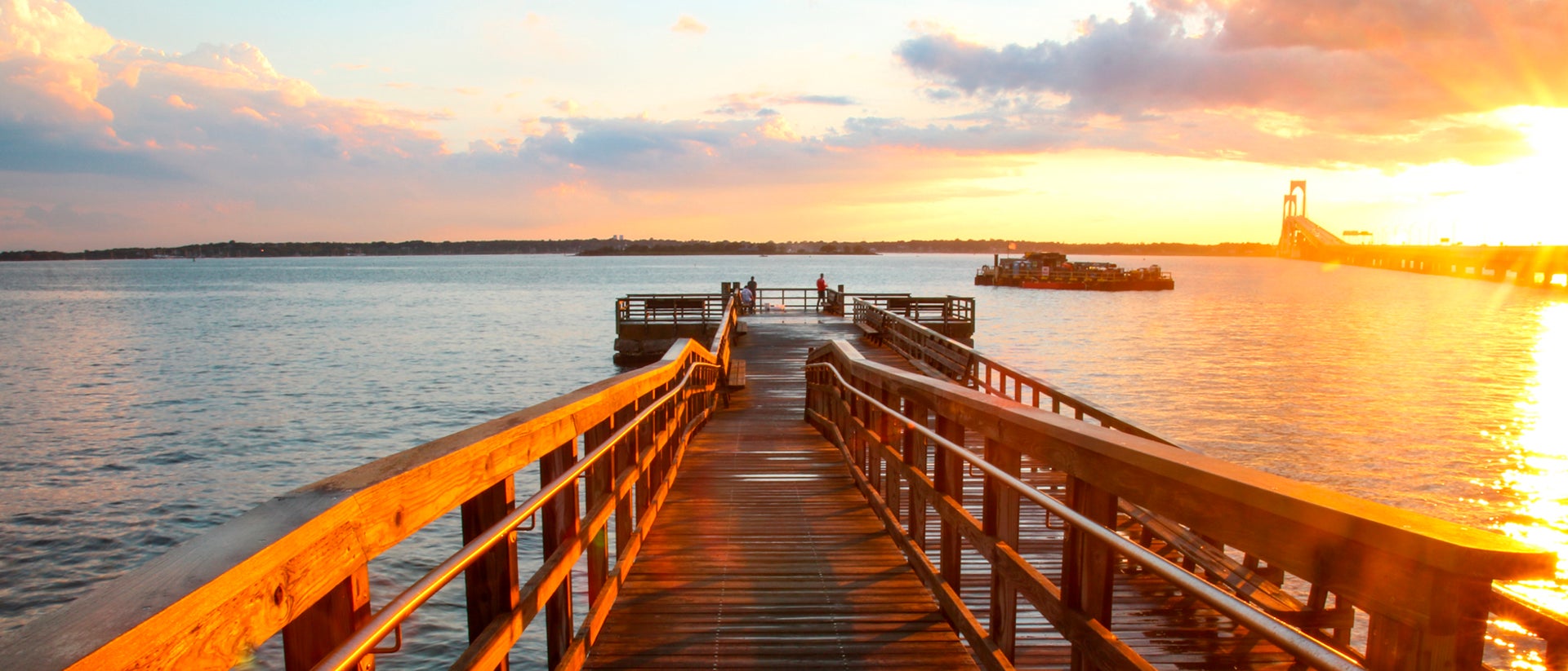 Newport seaway beautiful sunset