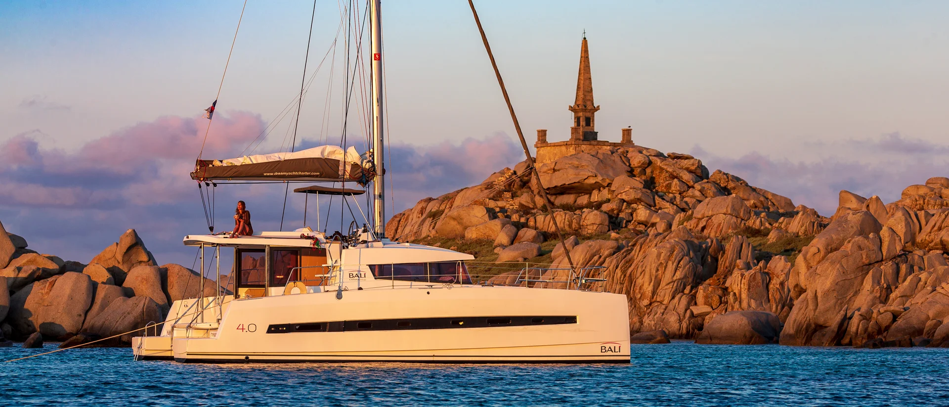 Corsica sunset catamaran charter