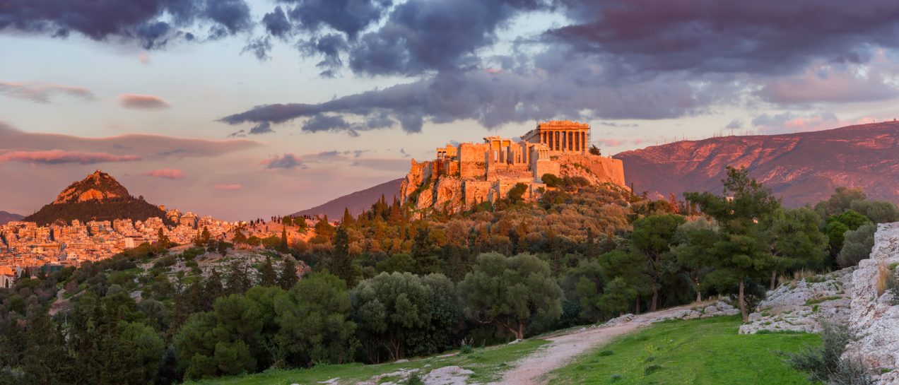 yacht charter athens - Parthenon ruins sailing vacation