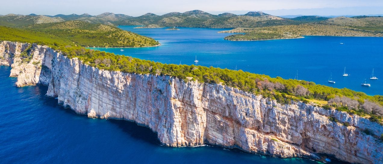 Dubrovnik beautiful cliff landscape