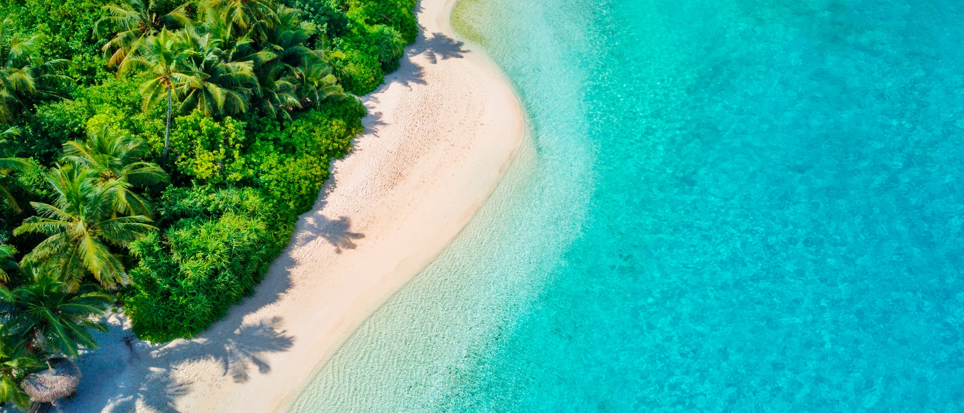 Maldives beautiful beach crystal water