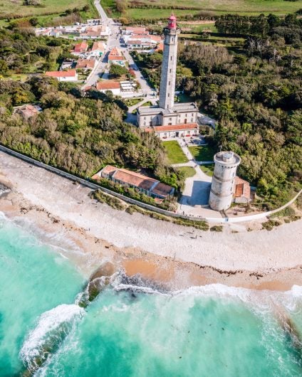 La Rochelle blue water coast lighthouse vacation