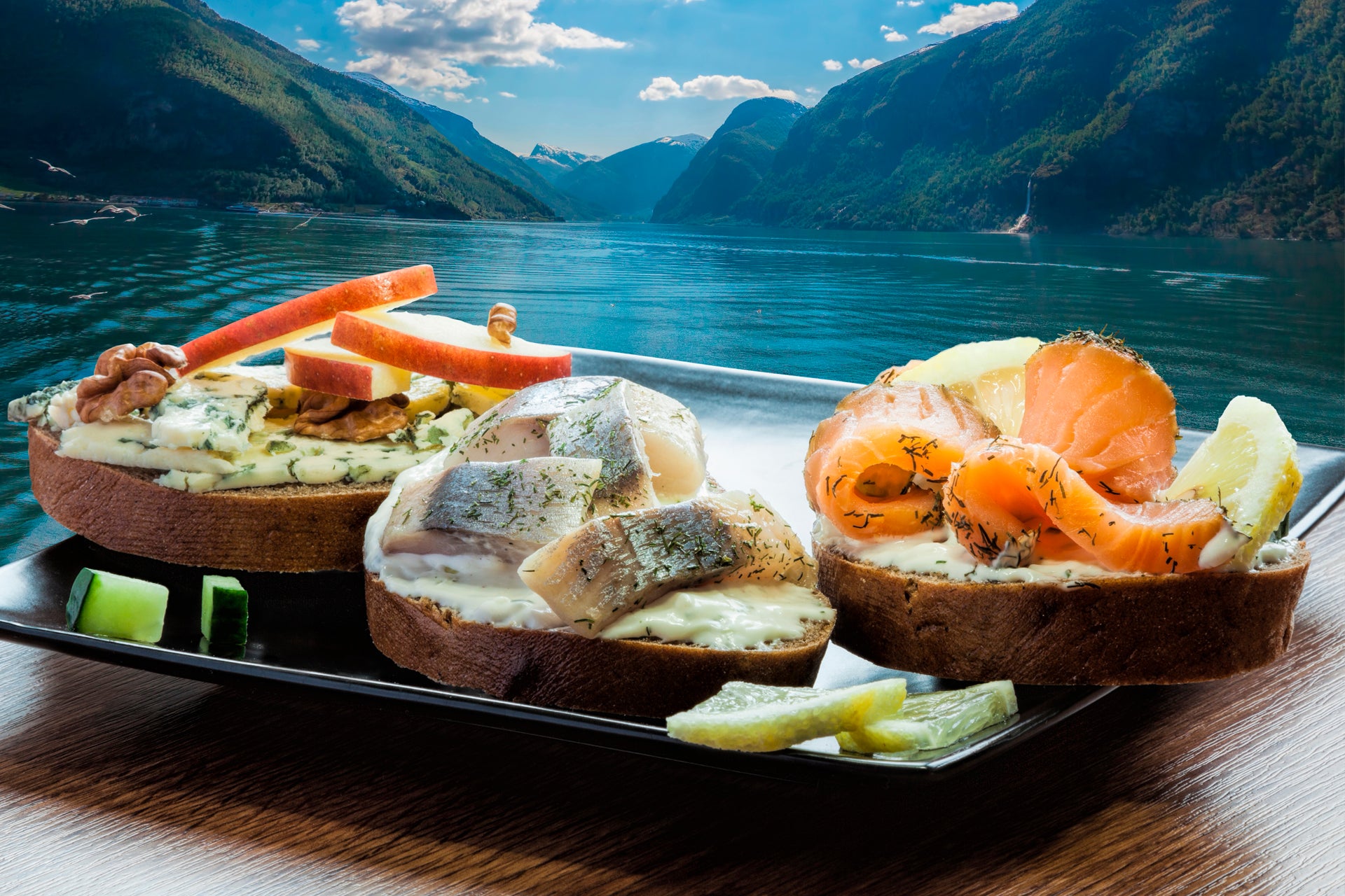Fruits de mer locaux et gastronomie en Norvège
