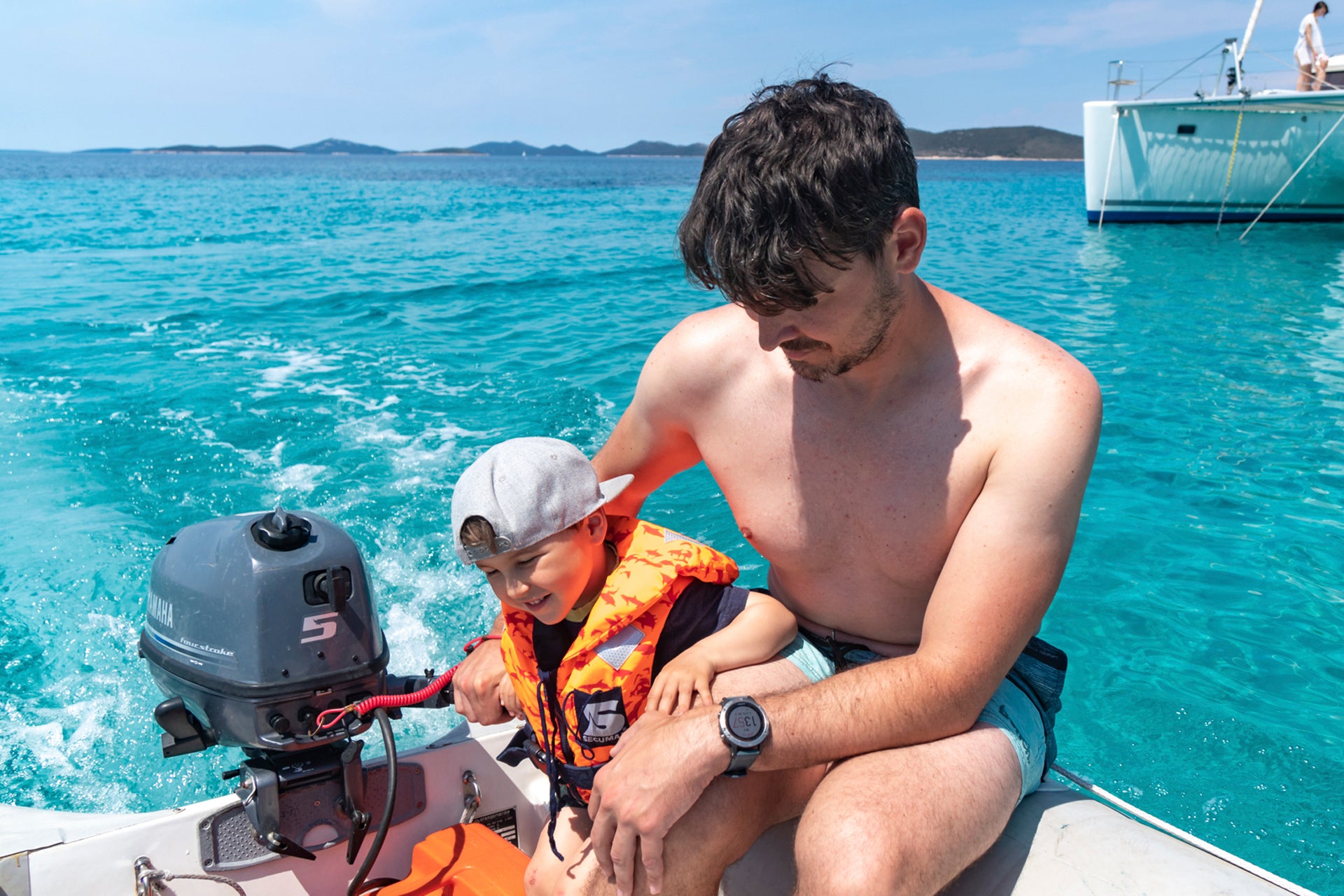 Pula segling familj segelbåt charter