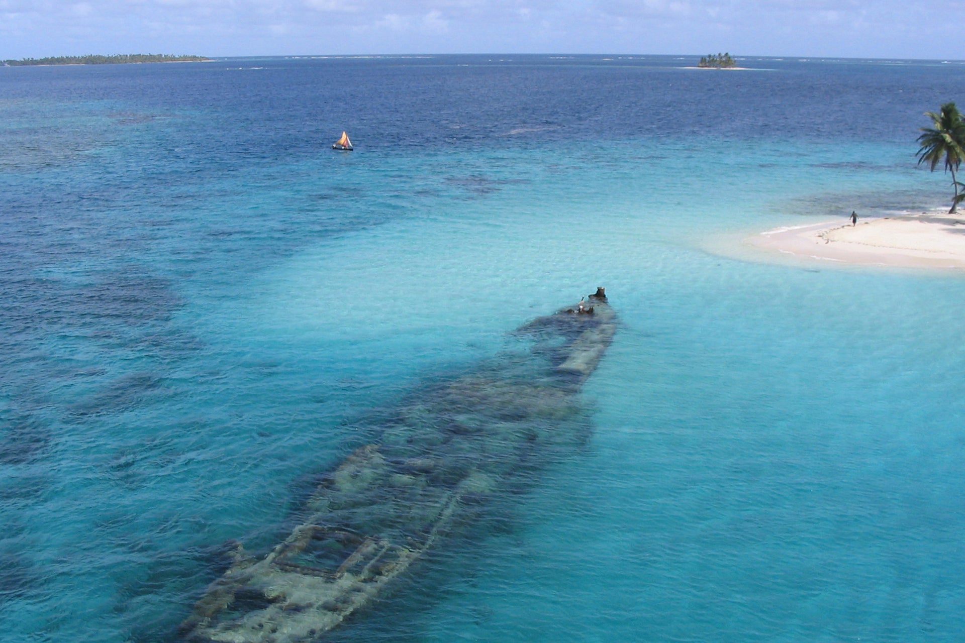 Aguas cristalinas del Caribe