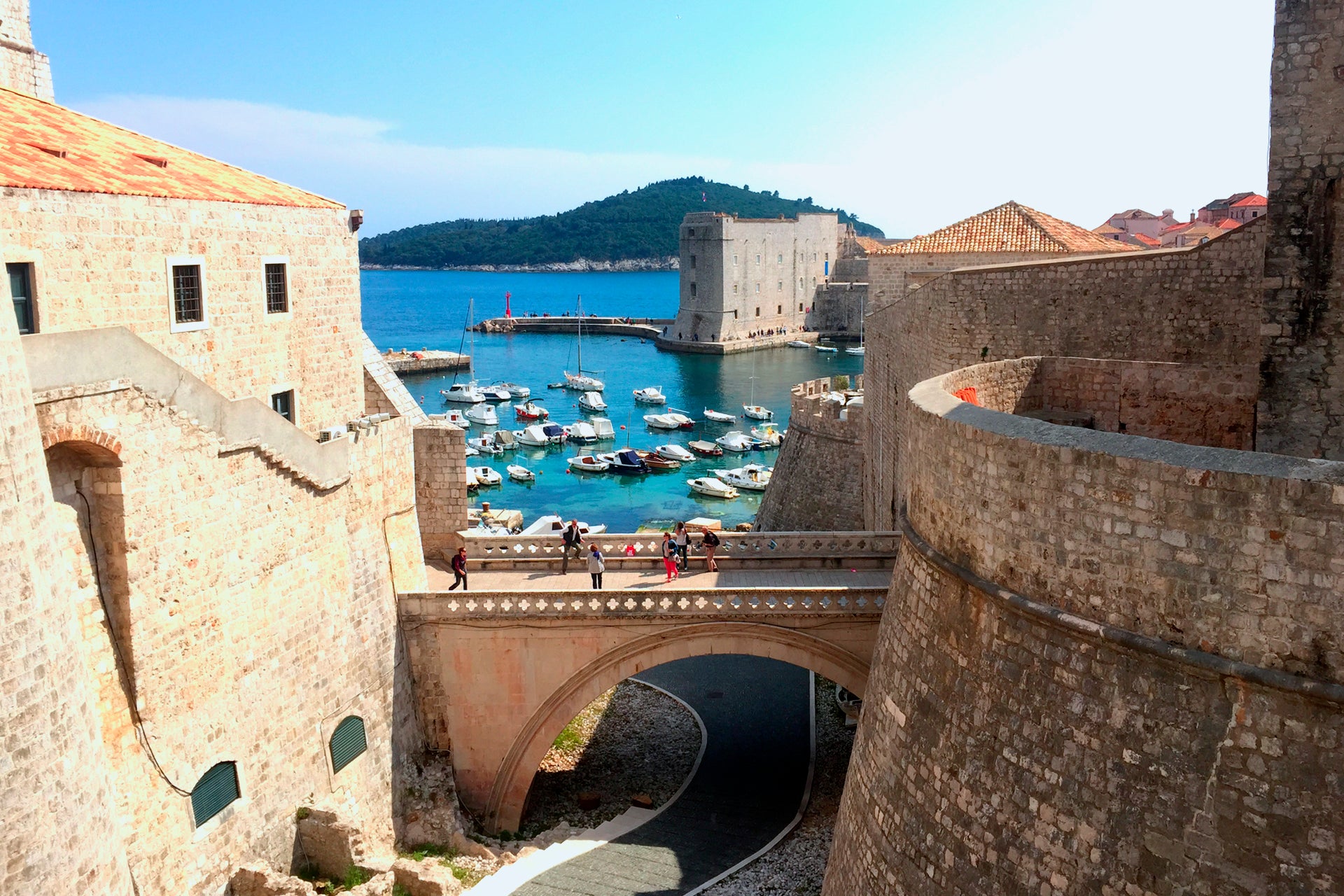 Dubrovnik urldrig arkitektur hamn semester