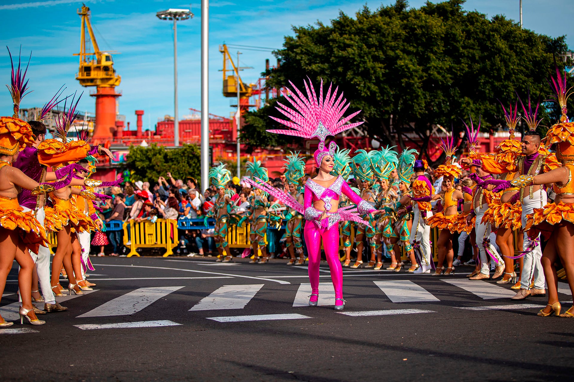 Teneriffa karneval rolig semester