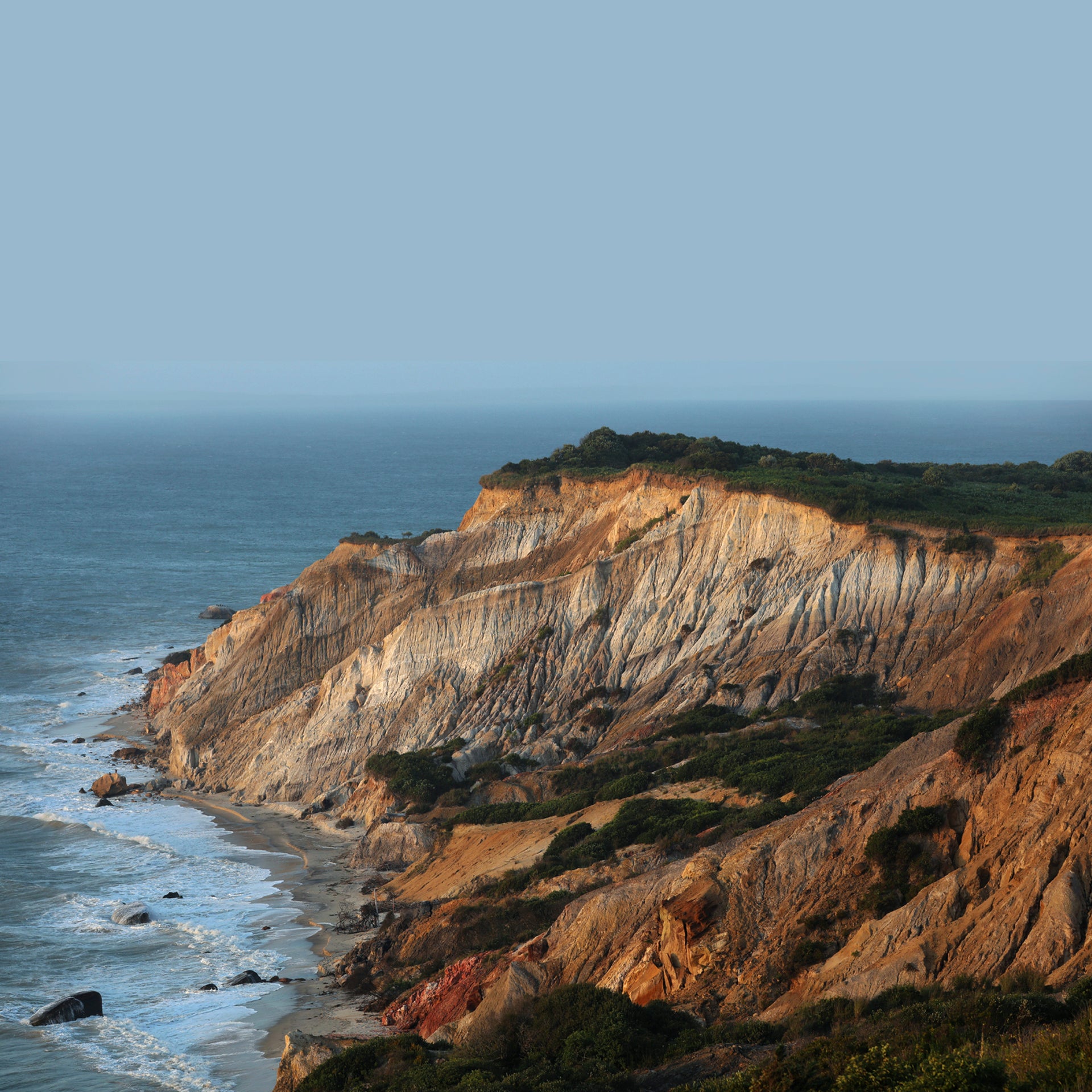 Paesaggio della scogliera di Newport