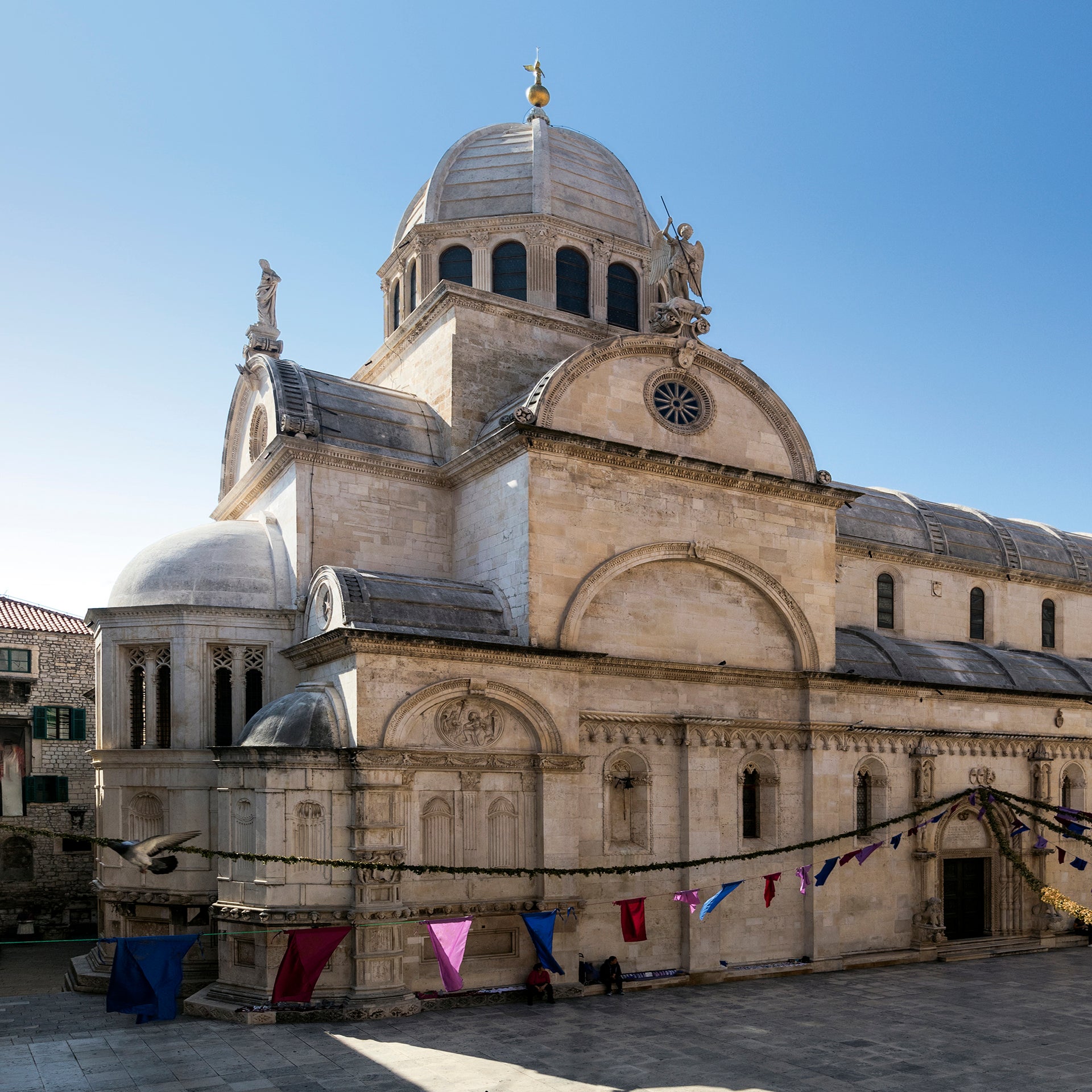 Architektur in der Altstadt von Šibenik