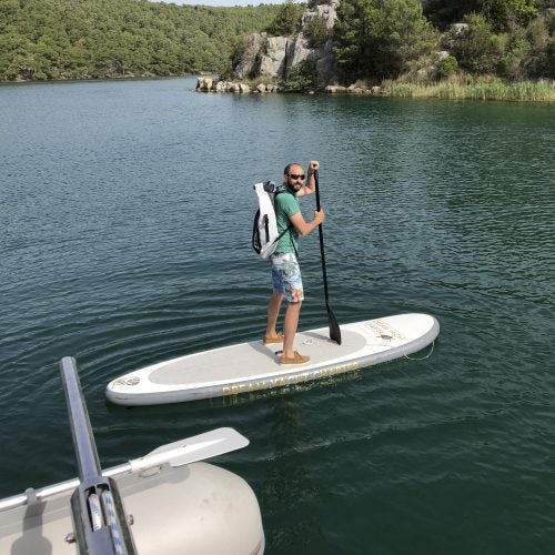 Sibenik paddle surfing lake adventure