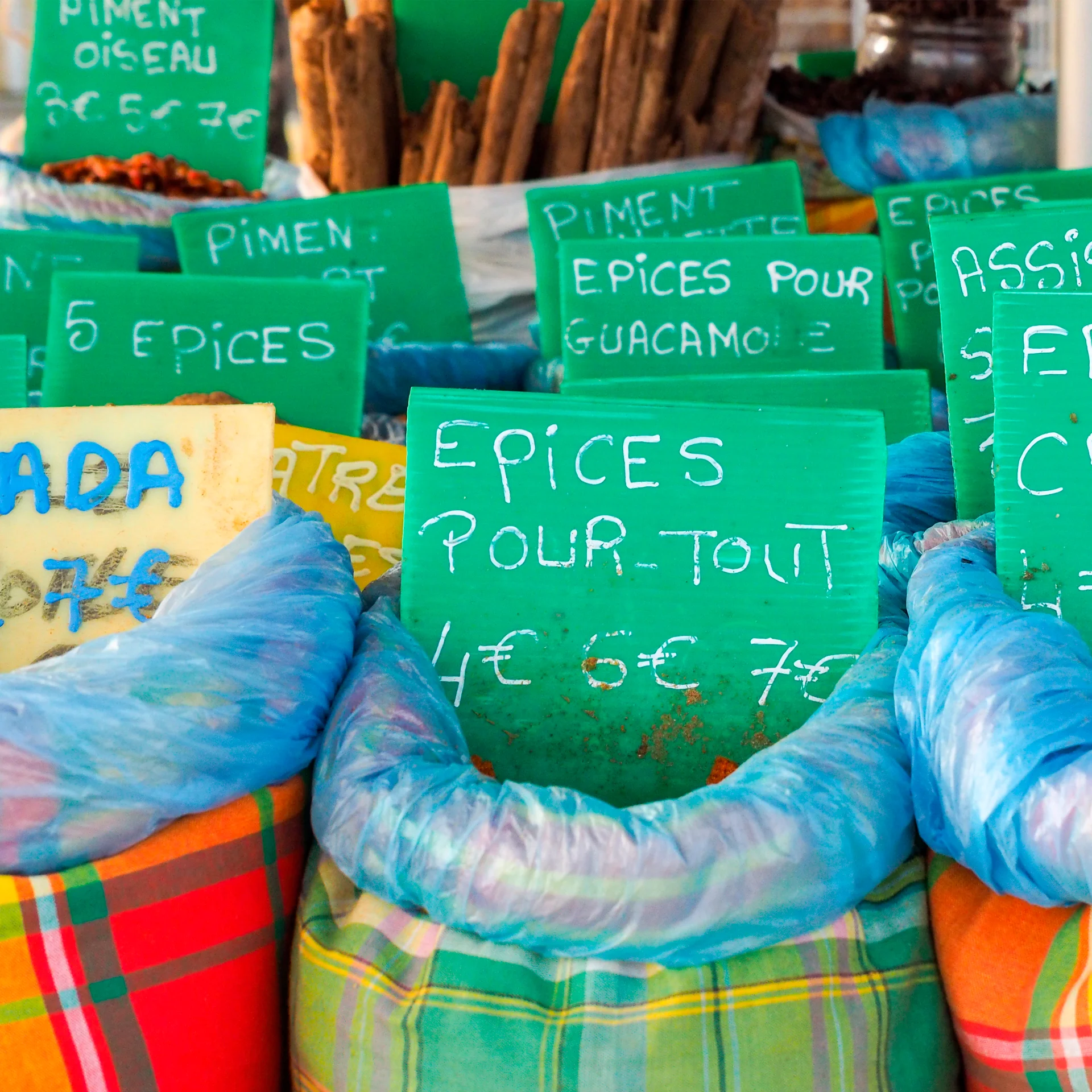 Lokaler Markt auf Martinique