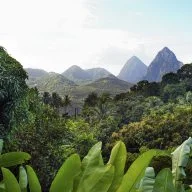 Martinique natural landscape mountain