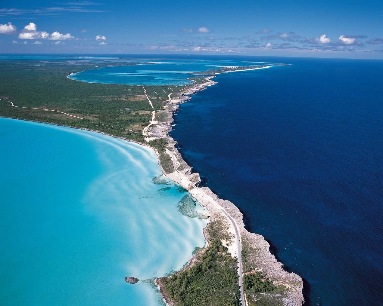 Bahamas beach and bay
