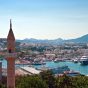 Turkey colorful port landscape