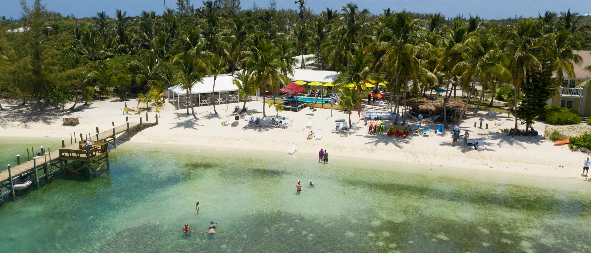 Bahamas beach palm and resort