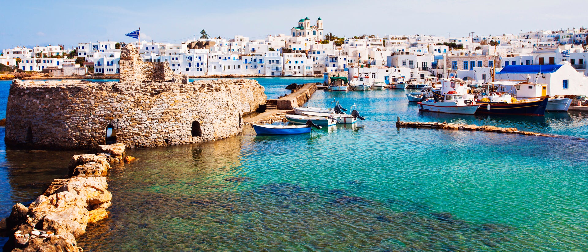 Paros port crystal water sailboat charter