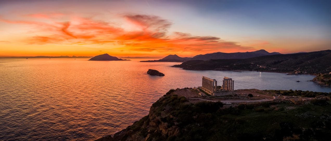 Lavrion ocean sunset beautiful coast