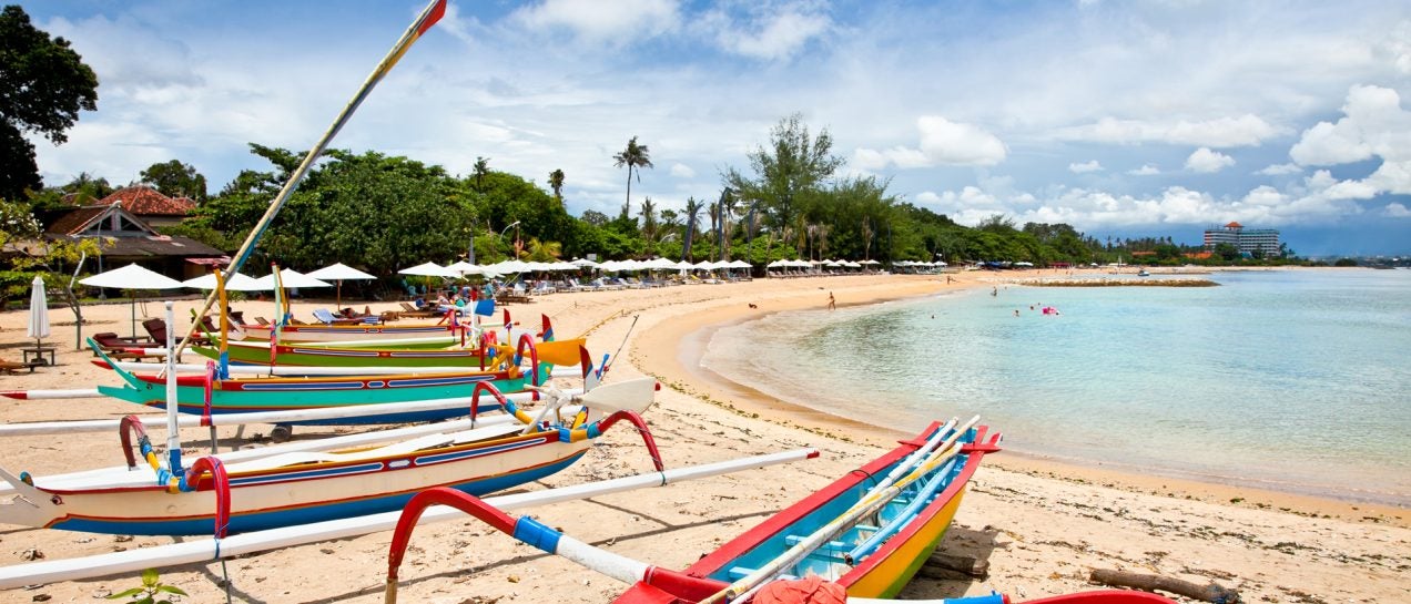 South East Asia beach boats and yacht