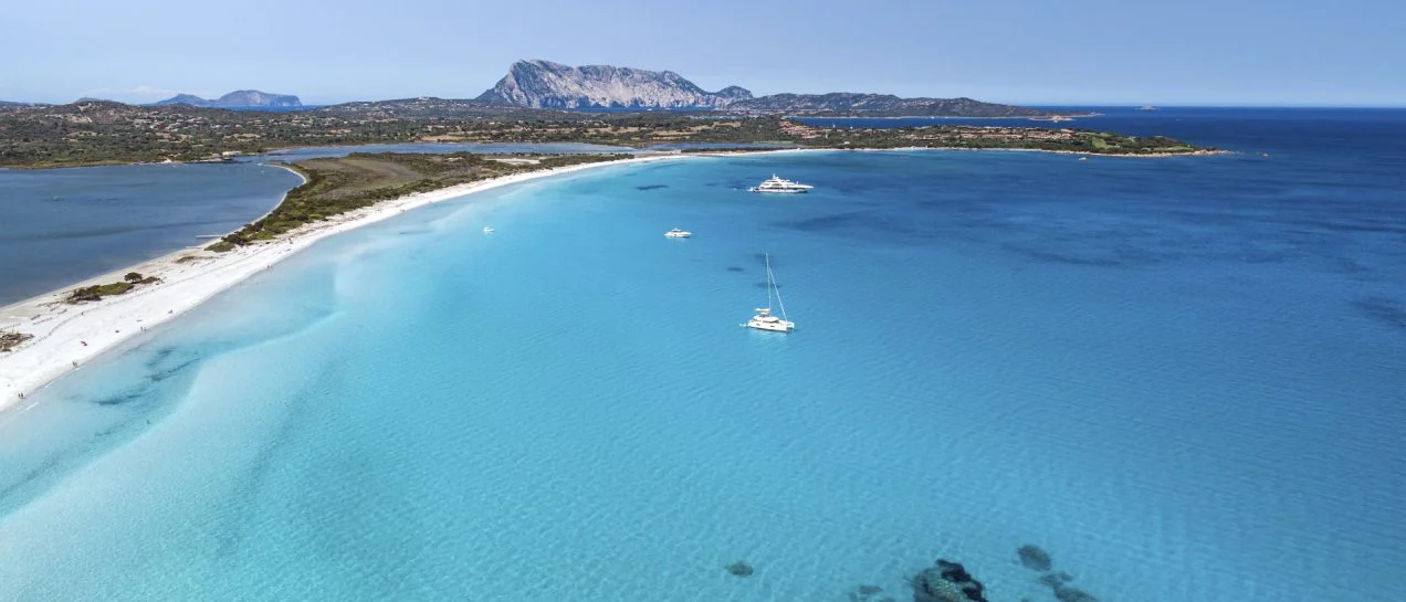 Sardinia azure waters bay yacht charter