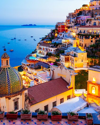 Naples natural cliff sunset landscape