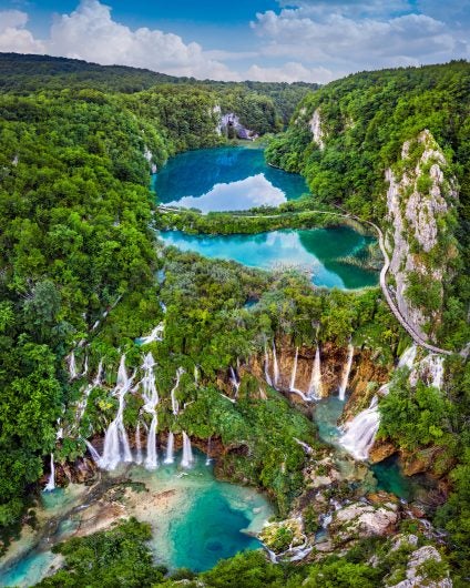 Croatia spectacular water falls