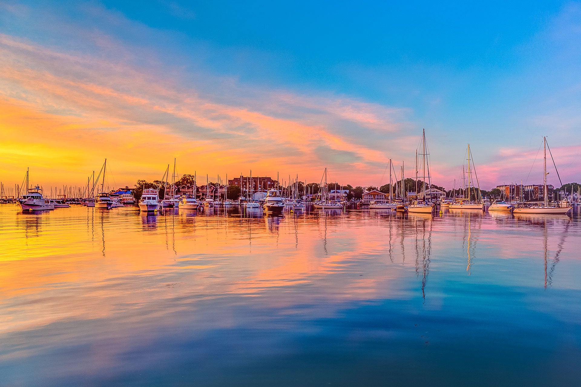 USA-Annapolis Sunrise mooring