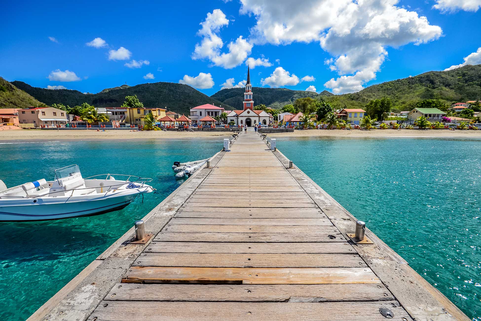 Martinique caribbean beach scene