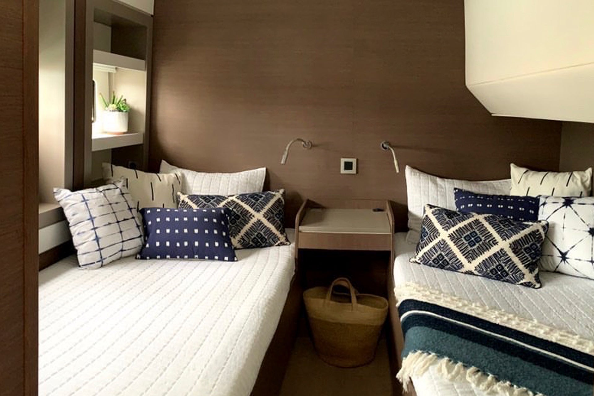 beddengoed inbegrepen in een cabin charter