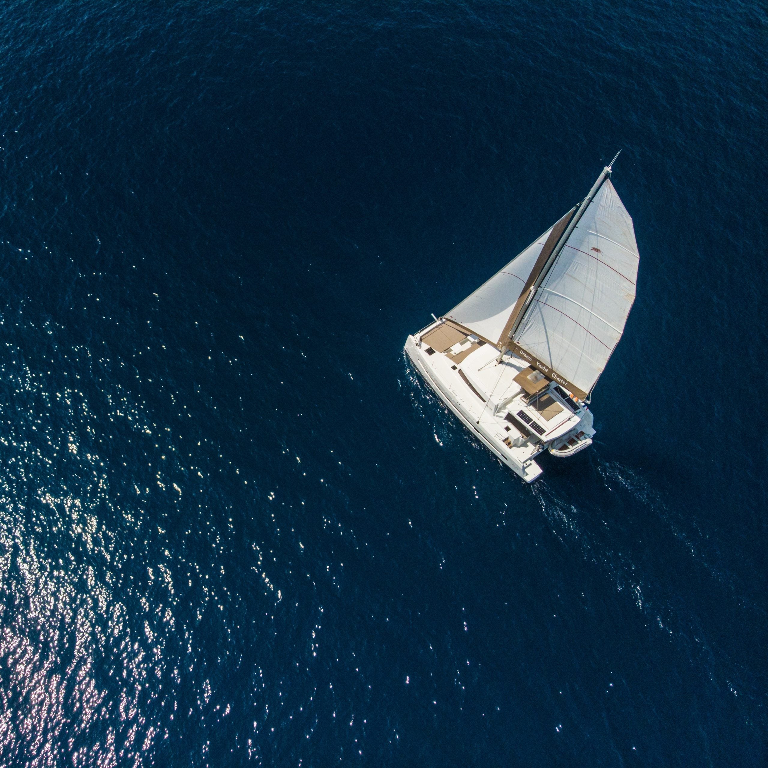 Peaceful sailing on easy crewed charter