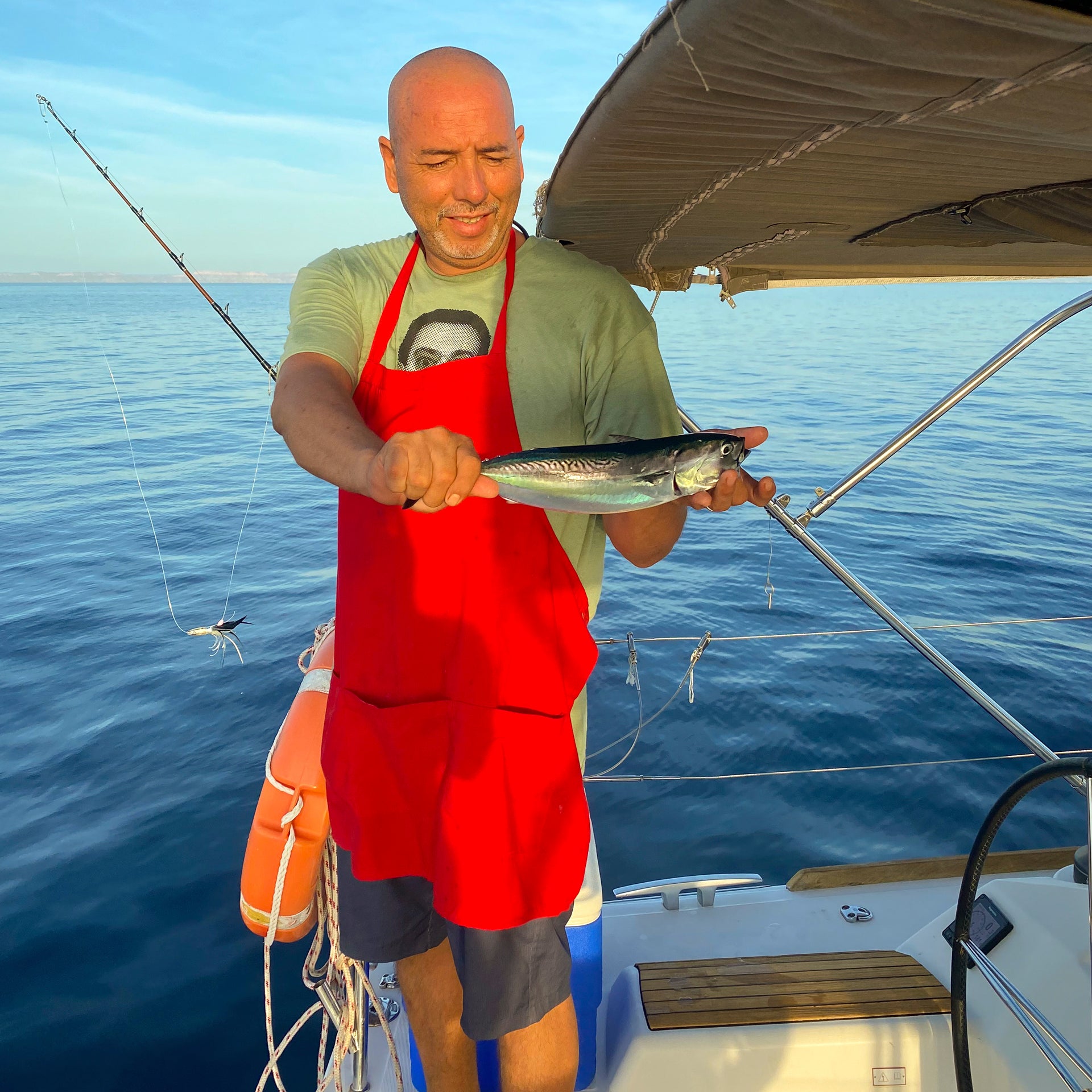 Pesce pronto da mangiare nel mare di Cortez