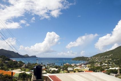 view of the houses up to the water