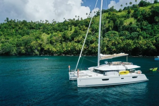 Yacht in the Grenadines