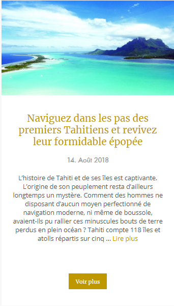 Dans les premiers pas des Tahitiens