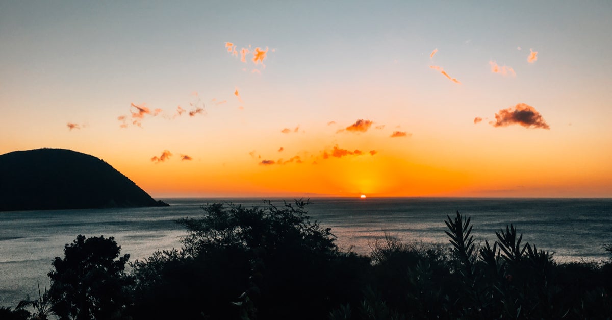 Sunset in Guadeloupe