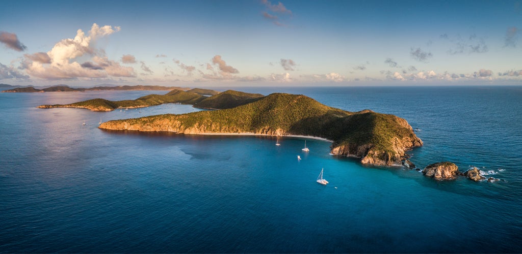 Sailing in the BVI - Norman Island
