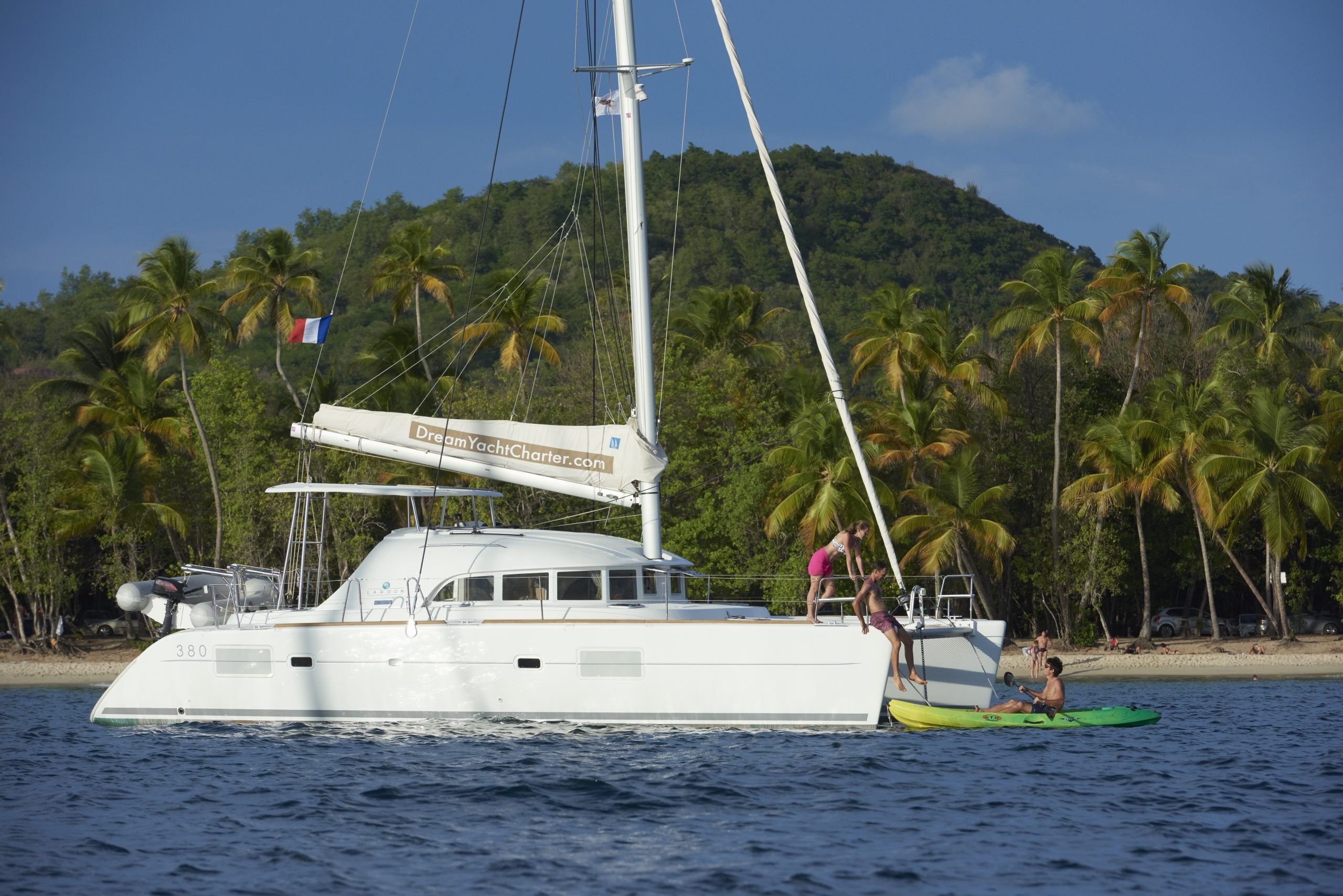 tobago cays visit in lagoon