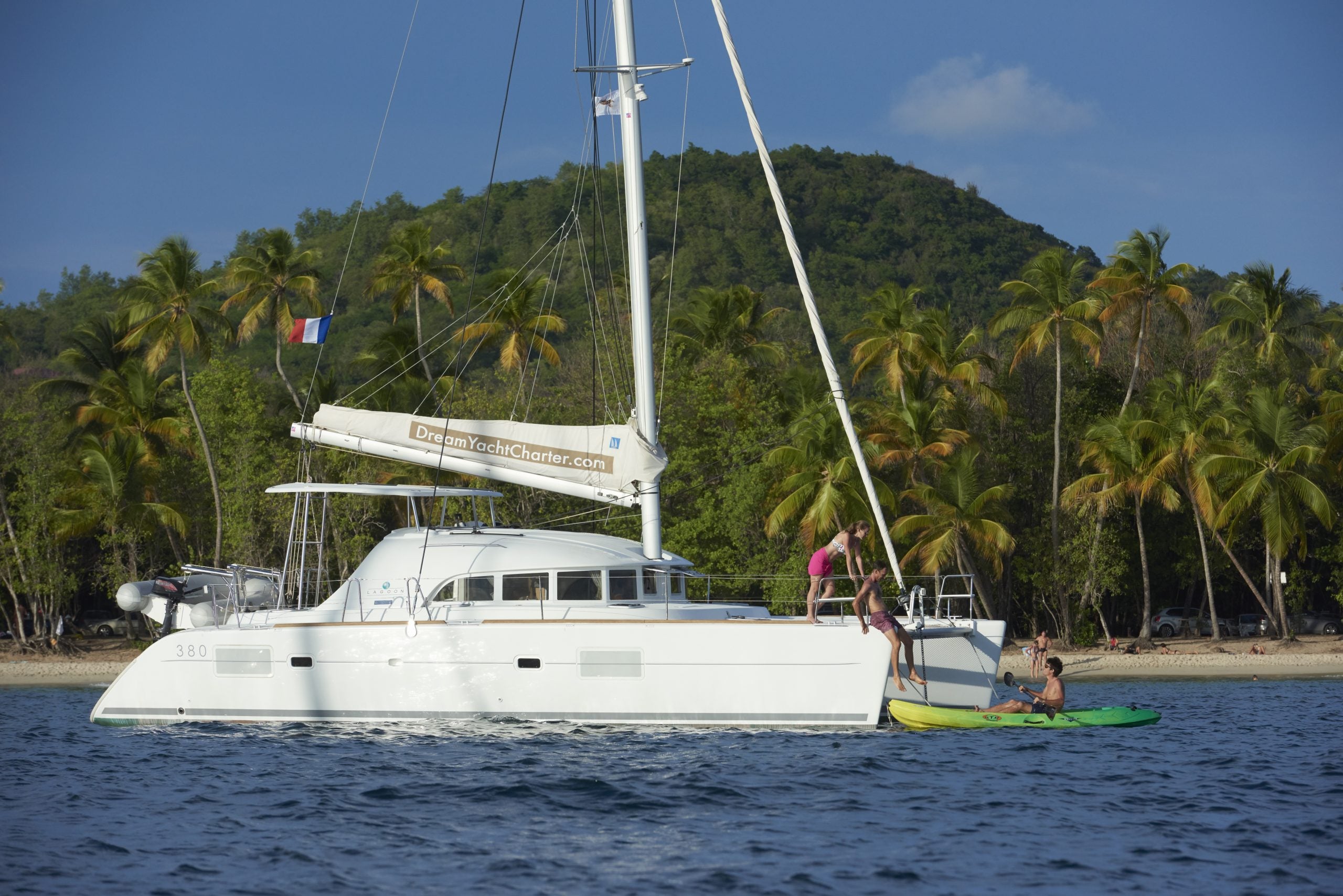 tobago cays visit in lagoon 