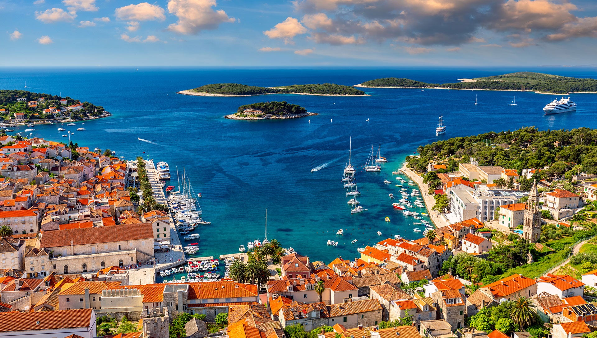 hvar croatia yacht charter harbor
