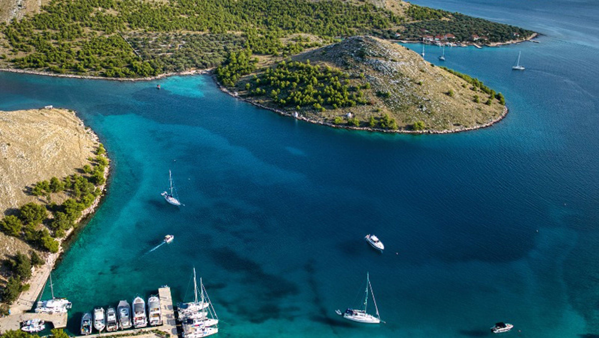aerial island view top croatia photo spot