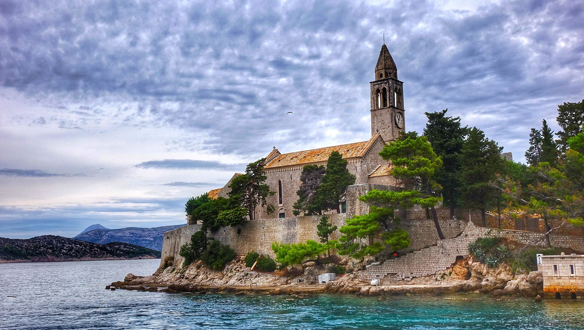 Cathedral in Lopud Islands, a top croatia photo spot